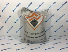 Гидроантрацит-А фильтрующий материал 25 кг/28 литров (фр. 0,8-2,0 мм)